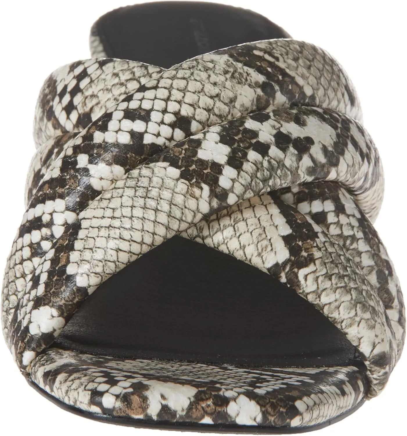 Amazon Essentials Women's Crossover Heeled Sandal with Padded Straps and Memory Foam Insole