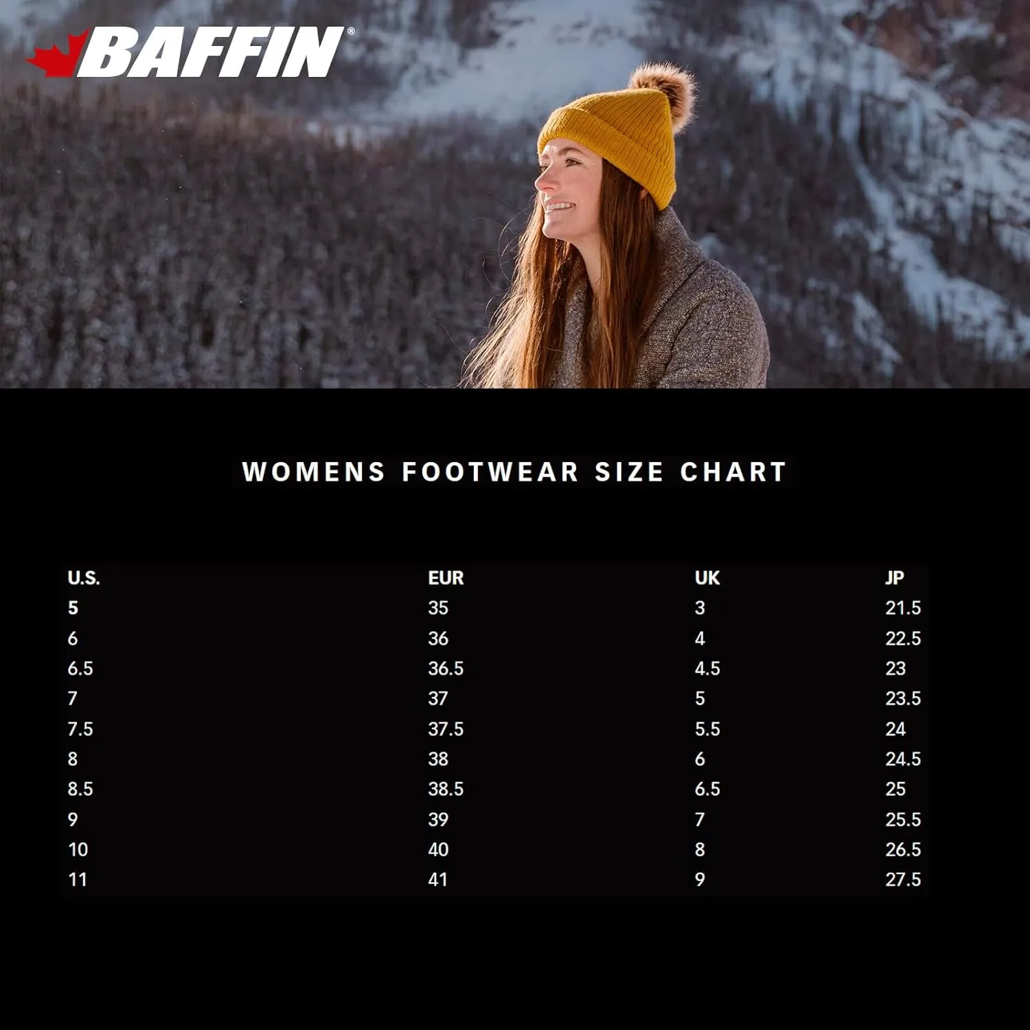 Baffin Women's TORNIO Waterproof Insulated Low-Height Snow Boots w/Nylon Upper, Slip-Resistant Base & Polar Rubber Outsole