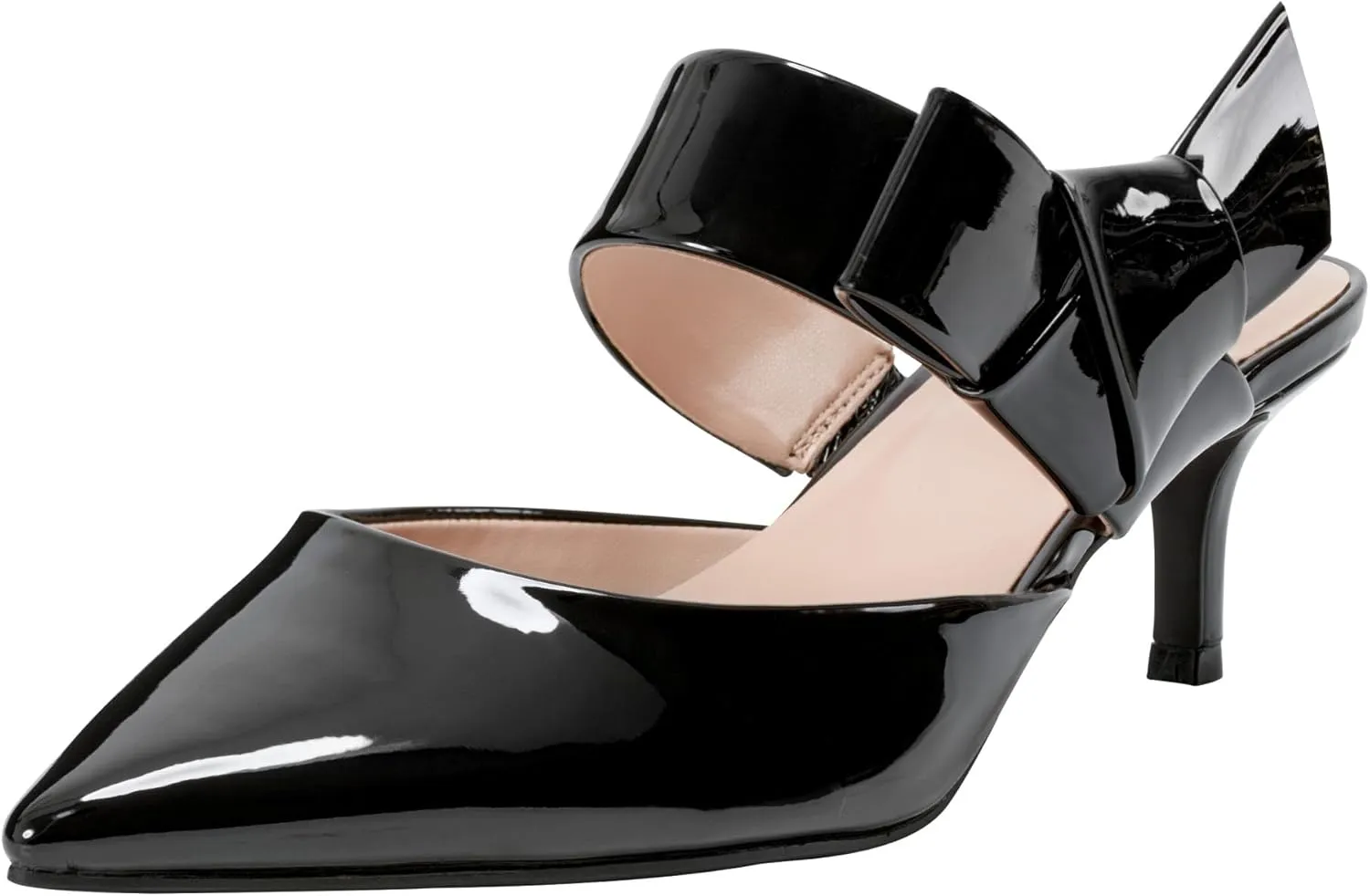 Bandolino Womens Millie 2 Faux suede Pointed Toe Heel Sandals