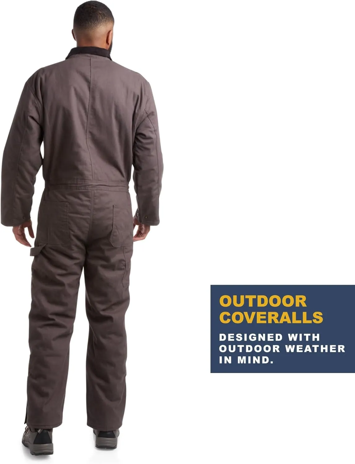 Bass Creek Outfitters Mens Coveralls - Insulated Water-Resistant Long Sleeve Work Wear Jump Suit, Coveralls for Men (M-XXL)