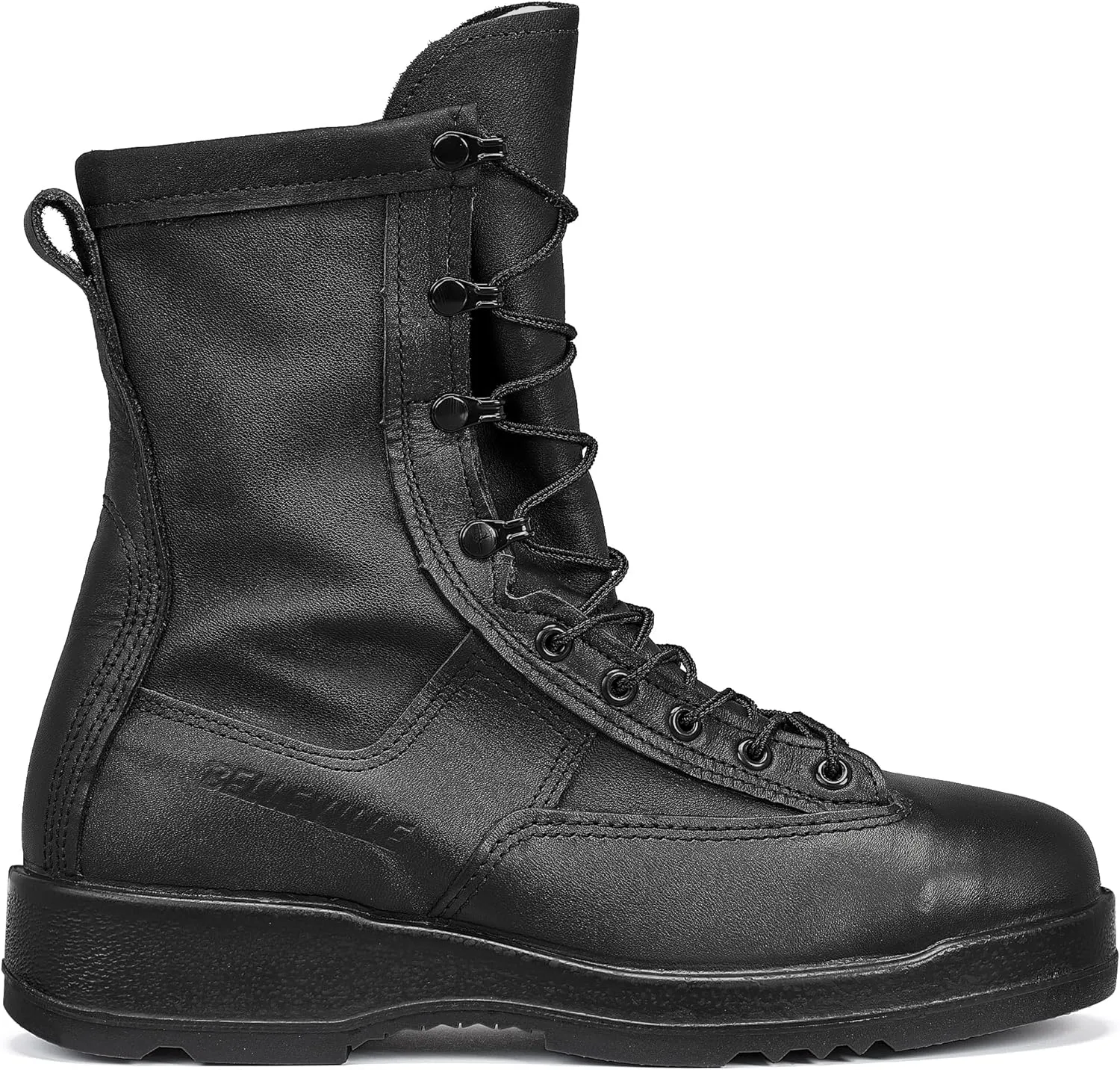 Belleville 880 ST 8 Inch Waterproof Black Leather Steel Toe Boots for Men - US Navy Flight EH Rated 200g Insulated with Gore-Tex and Vibram Fire & Ice Outsole; Berry Compliant