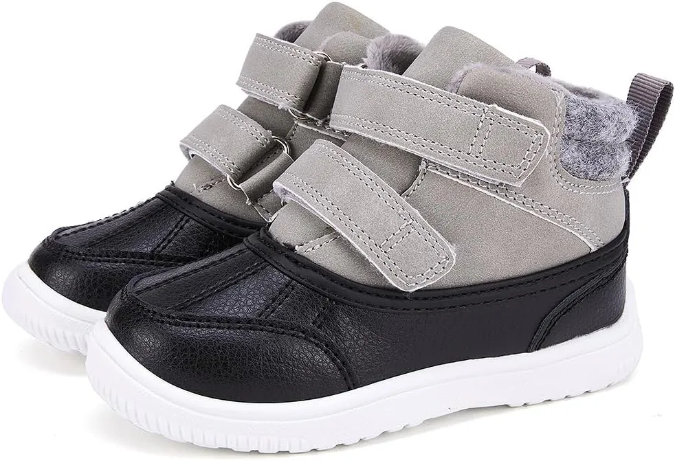 BMCiTYBM Toddler Snow Boots Boys Girls Winter Waterproof Shoes Cold Weather Outdoor
