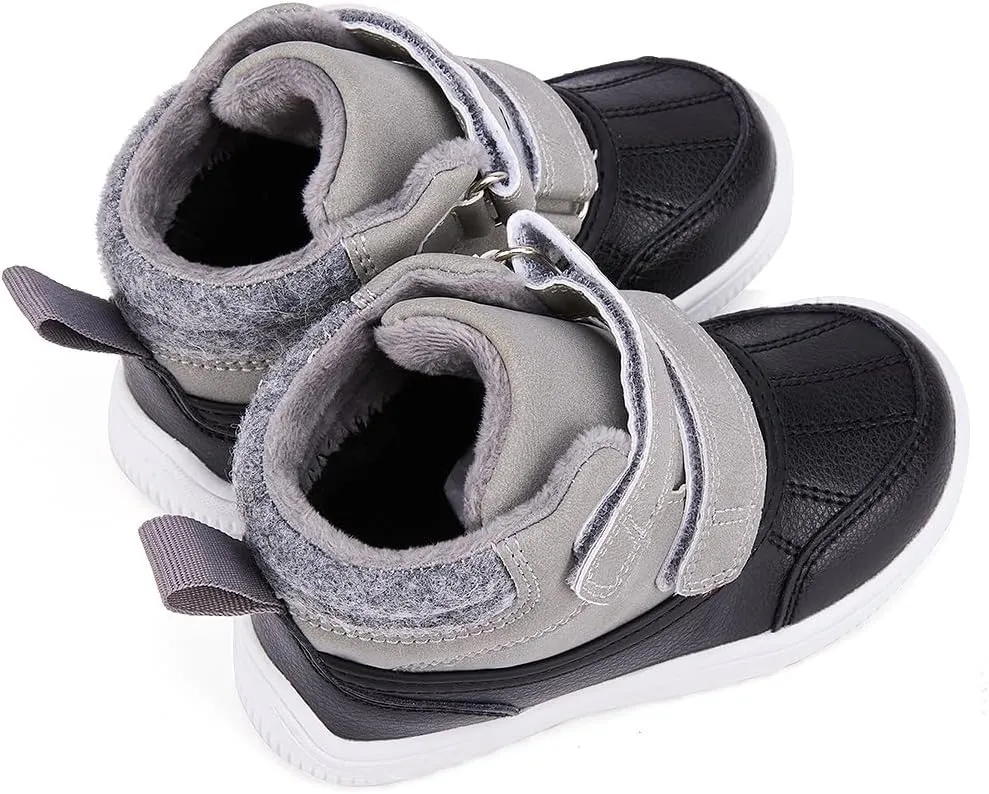 BMCiTYBM Toddler Snow Boots Boys Girls Winter Waterproof Shoes Cold Weather Outdoor