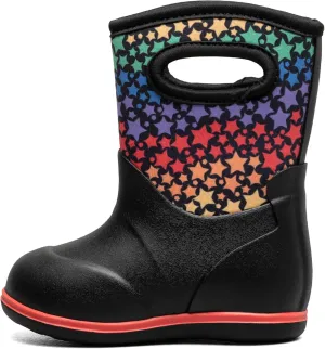 BOGS Unisex-Child Classic-Rainbow Stars (Toddler) Rain Boot