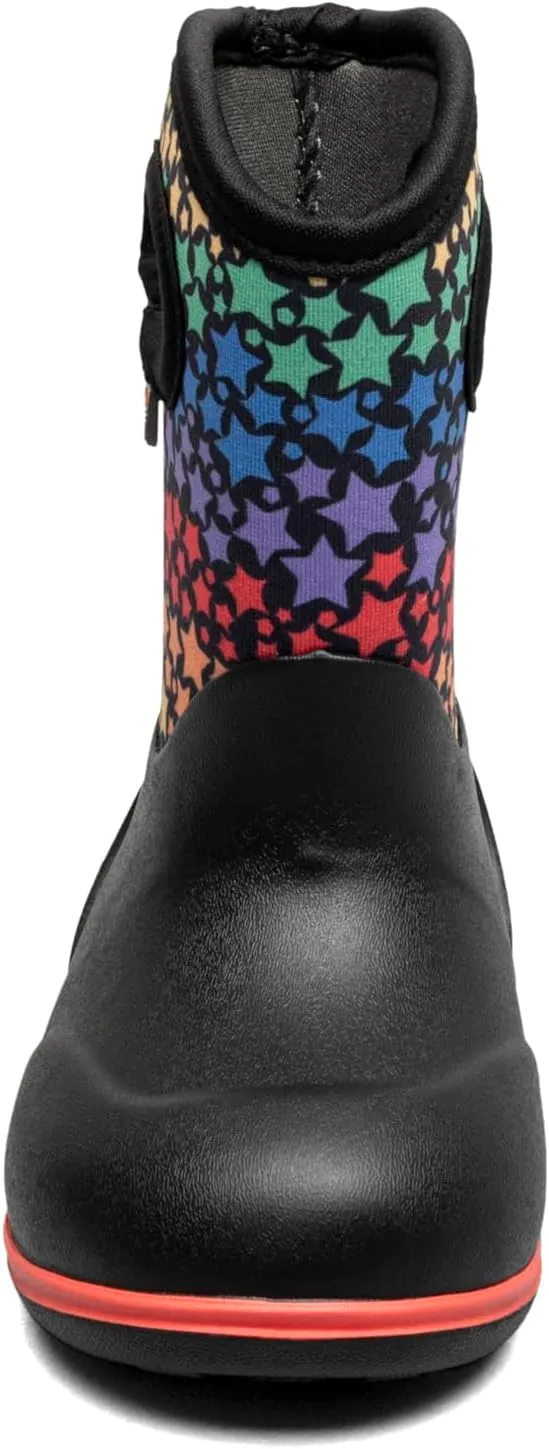 BOGS Unisex-Child Classic-Rainbow Stars (Toddler) Rain Boot