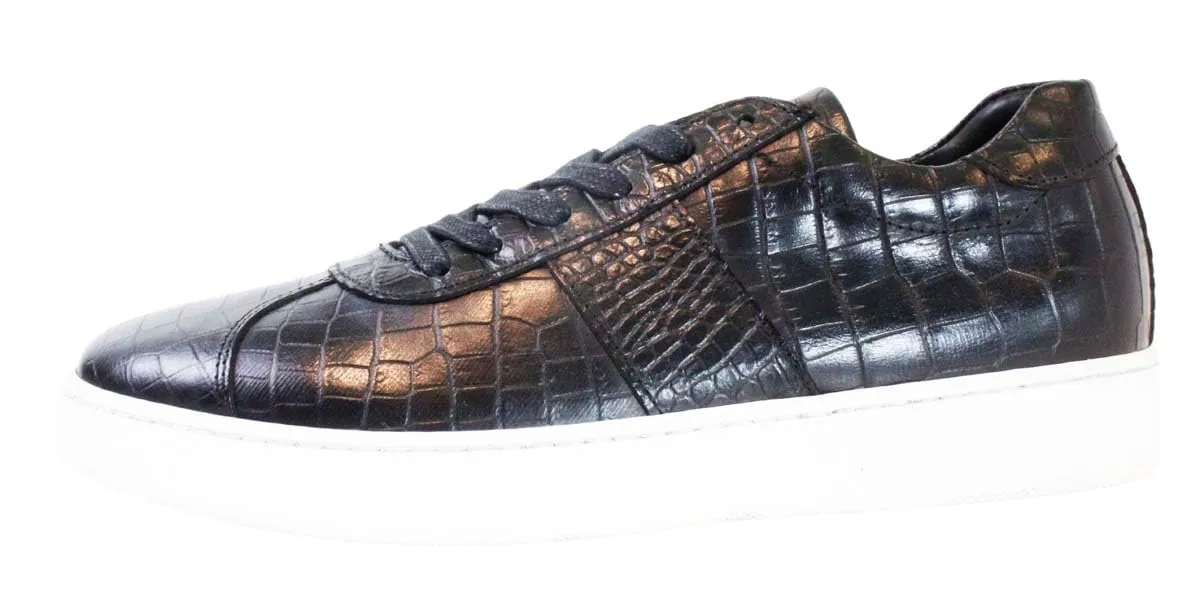Brian Crocodile Printed Sneakers best for Men/Leather Sneaker/Italian Sneaker Shoes/Italian Men’s Shoes