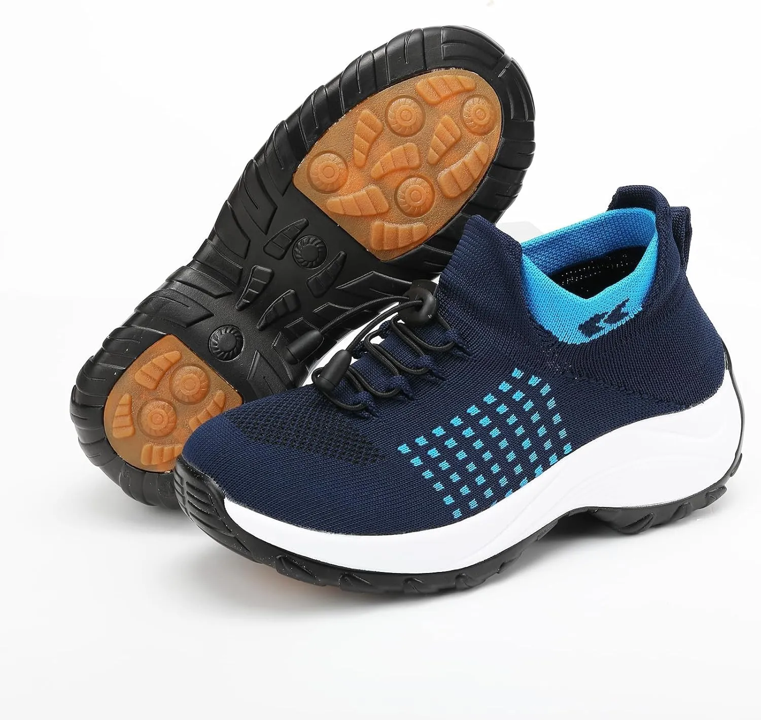 Comfort Wear Orthowear Shoes for Women Men Orthopedic Cushion Shoes Anti-Slip Air Nurse Shoe Breathable Mesh Fashion Sneakers for Women Plantar Fasciitis Unisex Adjustable Elastic Strap Trainers