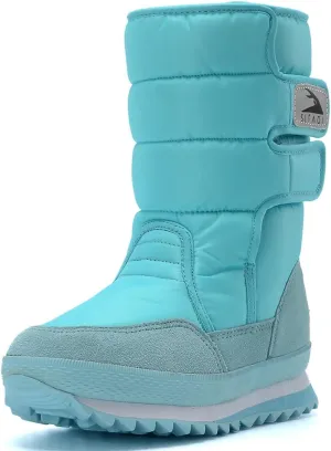 DADAWEN Women's Waterproof Frosty Snow Boot