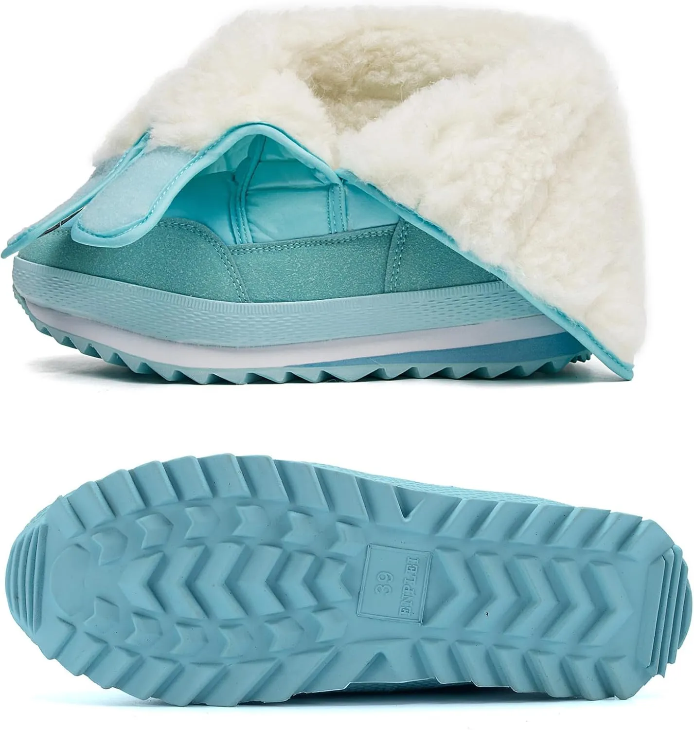 DADAWEN Women's Waterproof Frosty Snow Boot