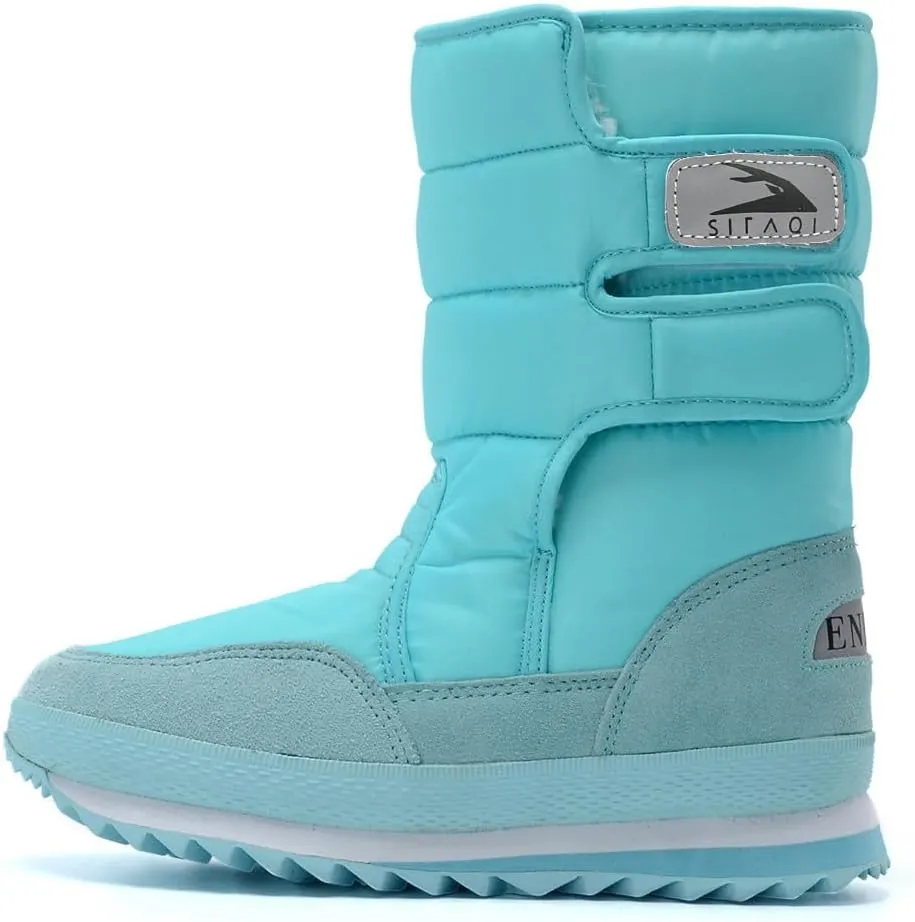 DADAWEN Women's Waterproof Frosty Snow Boot