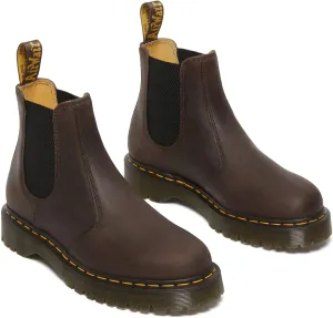 Dr. Martens Unisex 2976 Bex Chelsea Boot, Dark Brown Crazy Horse, 9 US Women