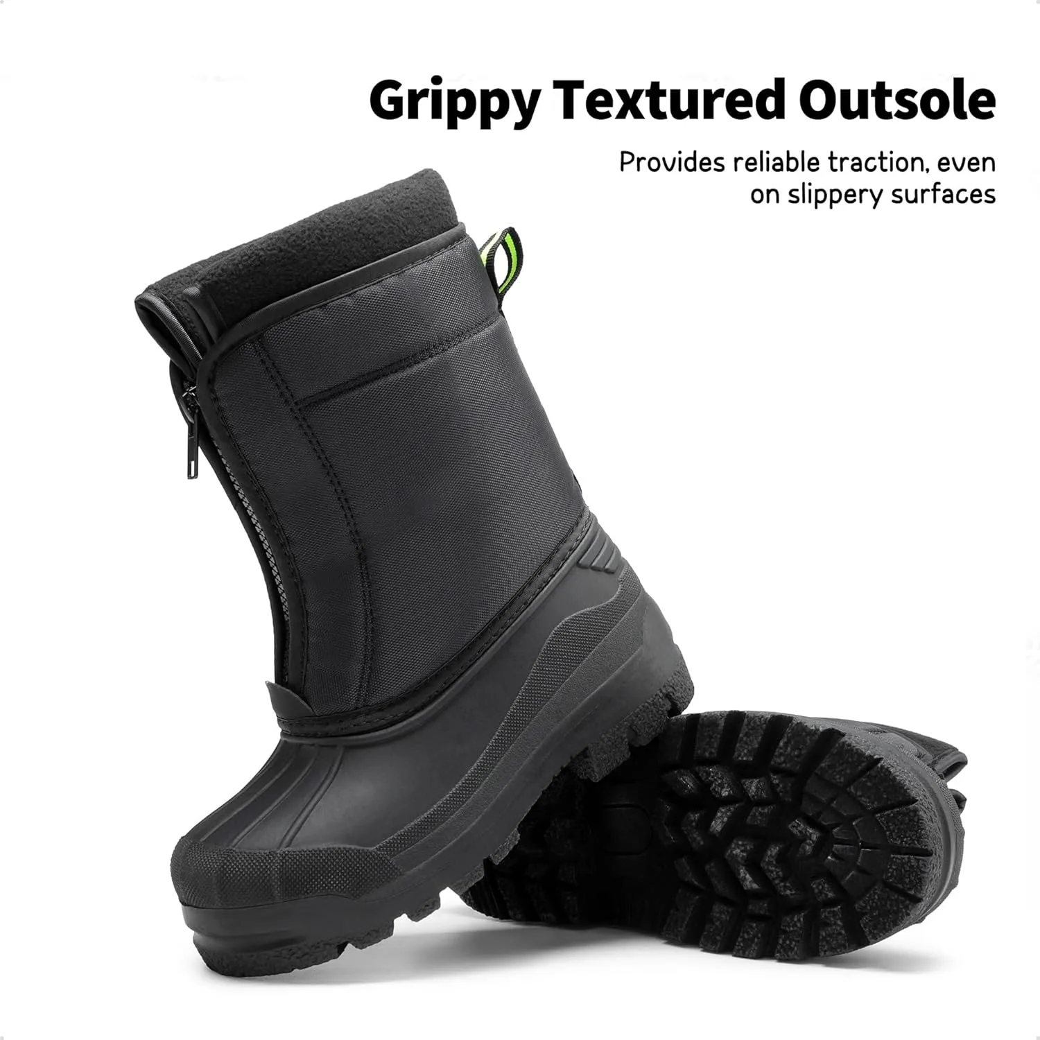 DREAM PAIRS Boys Girls Waterproof Winter Snow Boots