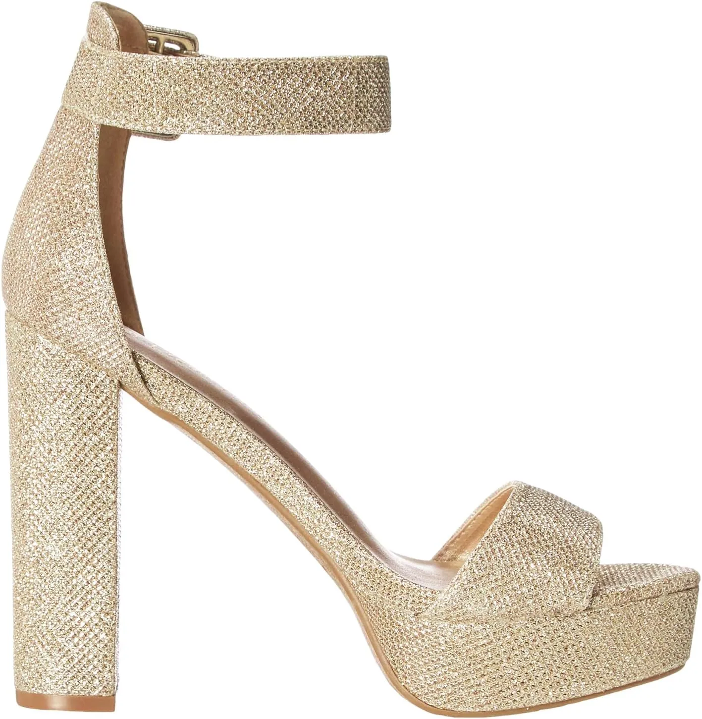 DREAM PAIRS Women's Hi-lo Heeled Sandal