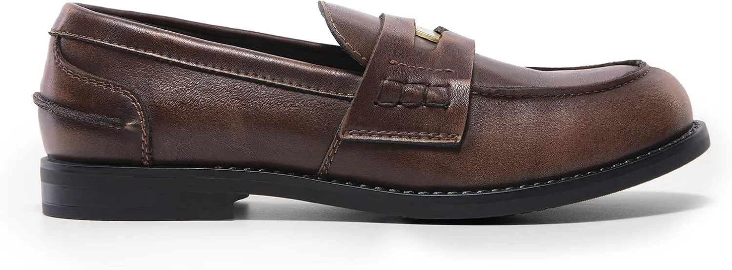 DREAM PAIRS Women's Loafers Dressy Fashion Comfortable Slip On Penny Loafers Business Casual Shoes Work Office for Women