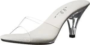 Ellie Shoes Women's Vanity Stage Heels - Peep-Toe 3 Inch Mule