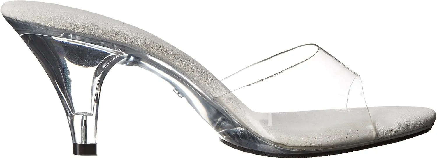 Ellie Shoes Women's Vanity Stage Heels - Peep-Toe 3 Inch Mule