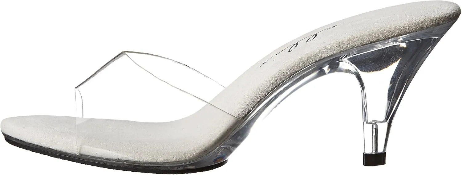 Ellie Shoes Women's Vanity Stage Heels - Peep-Toe 3 Inch Mule