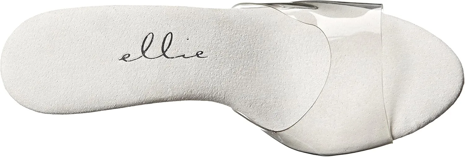 Ellie Shoes Women's Vanity Stage Heels - Peep-Toe 3 Inch Mule