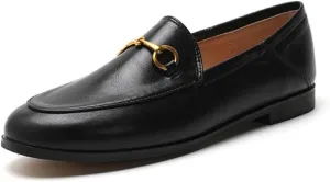 heelchic Women's Penny Loafers, Flats Loafer Low Heel for Women Comfortable, Slip On Driving Boat Shoes, Dressy Business Casual Shoes