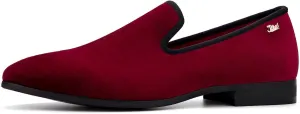 JITAI Men Loafers Slip-On Shoes for Men Fashion Dress Shoes Tuxedo Shoes
