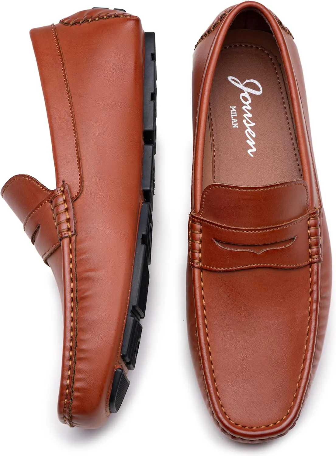 Jousen Men's Loafers Casual Slip On Shoes Soft Penny Loafers for Men Lightweight Driving Boat Shoes