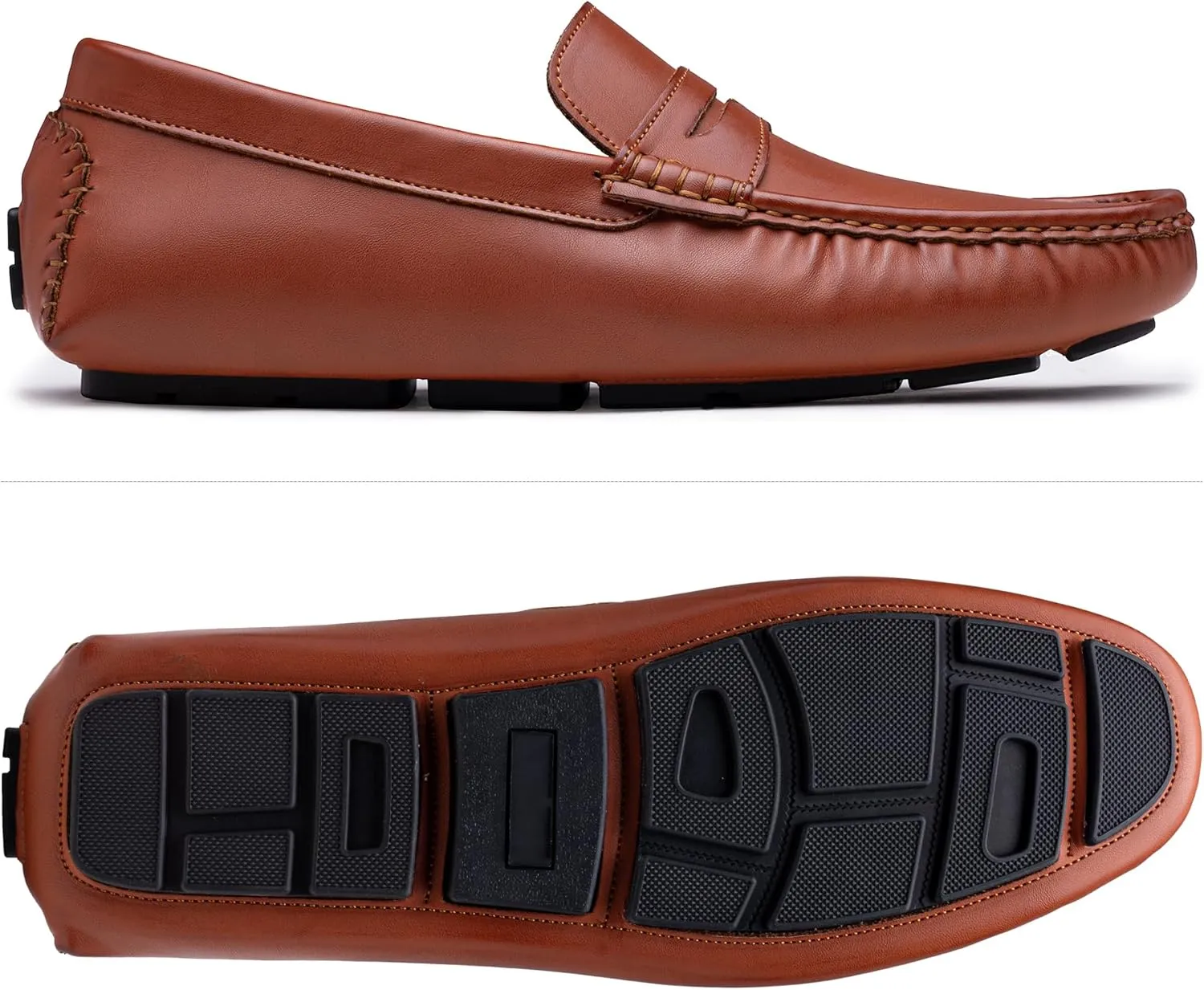 Jousen Men's Loafers Casual Slip On Shoes Soft Penny Loafers for Men Lightweight Driving Boat Shoes