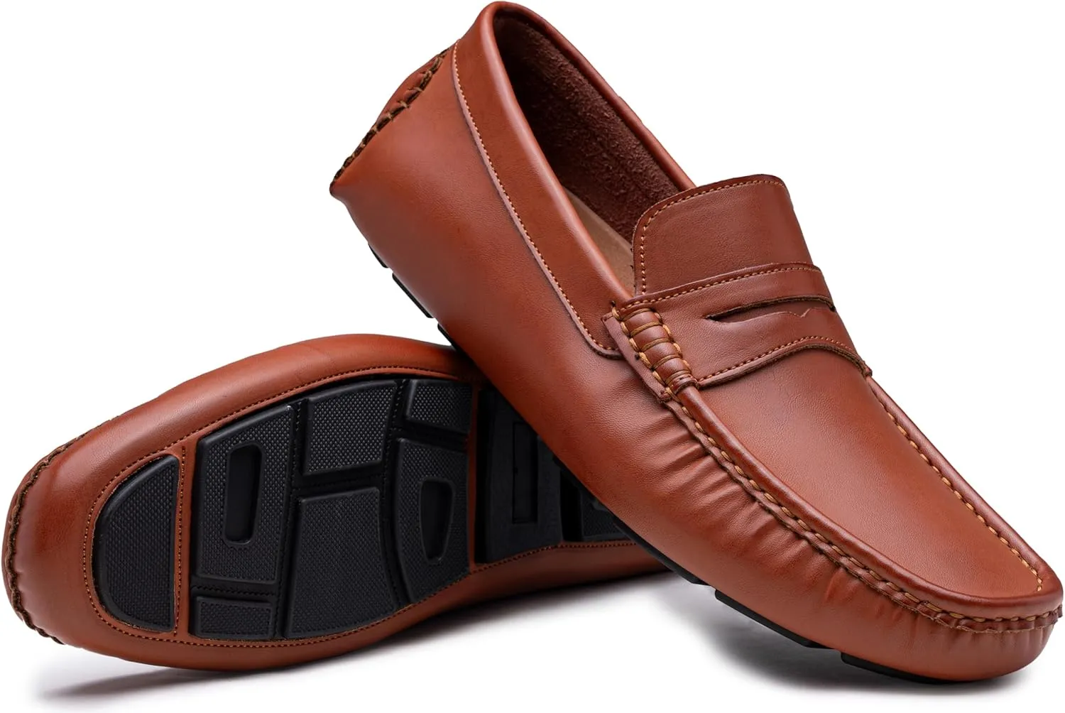Jousen Men's Loafers Casual Slip On Shoes Soft Penny Loafers for Men Lightweight Driving Boat Shoes