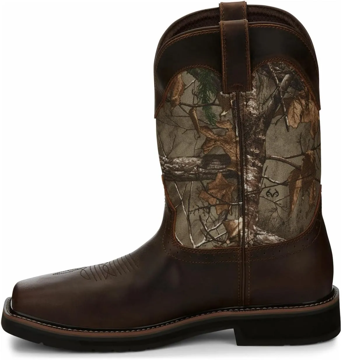 Justin Boot Company Men`s Trekker Realtree 11In Top Composite Square Toe Work Boot