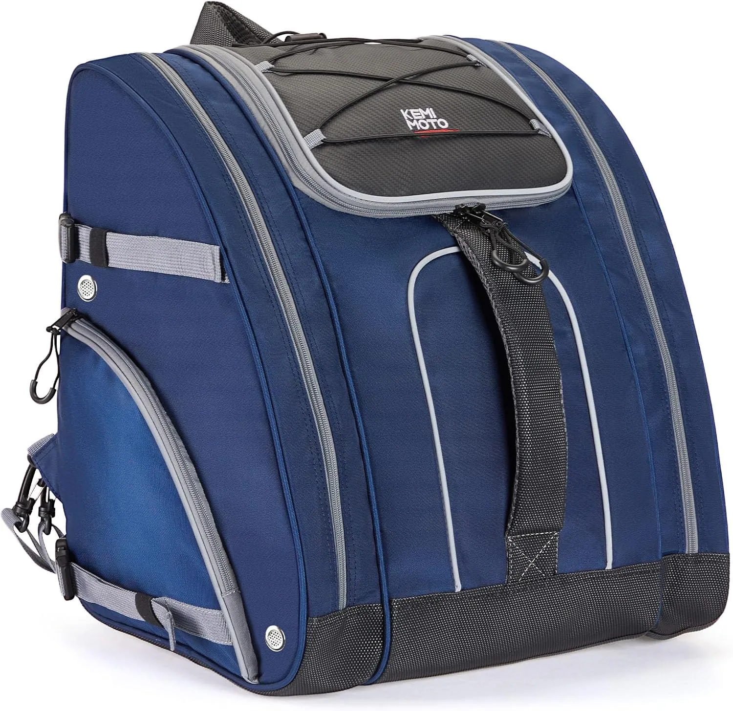 KEMIMOTO Ski Boot Bag, 55L Waterproof and Snowproof Skiing and Snowboarding Travel Luggage, Excellent for Store Ski Boots, Skis, Snowboards, Jacket, Helmet, Goggles, Gloves & Accessories