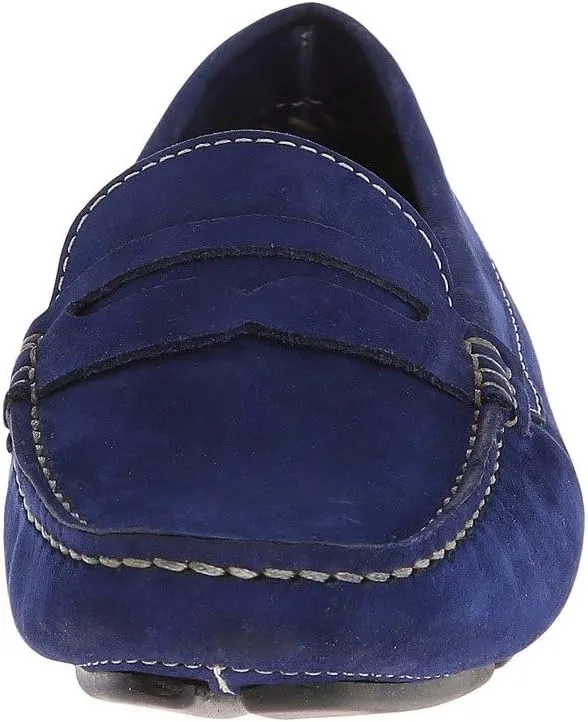 Massimo Matteo Penny Keeper - Loafers for Women - Rich Nubuck - Leather Upper - Cushioned Leather Footbed