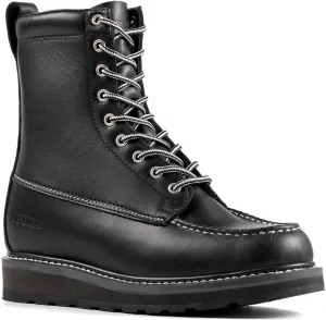 Men's SureTrack 6" & 8'' Leather Soft Toe Work Boot for Men, Goodyear Welt, Oil/Slip Resistant, Wedge Sole, Moc Toe Men's Work Boots, EH, 84994 & 86994