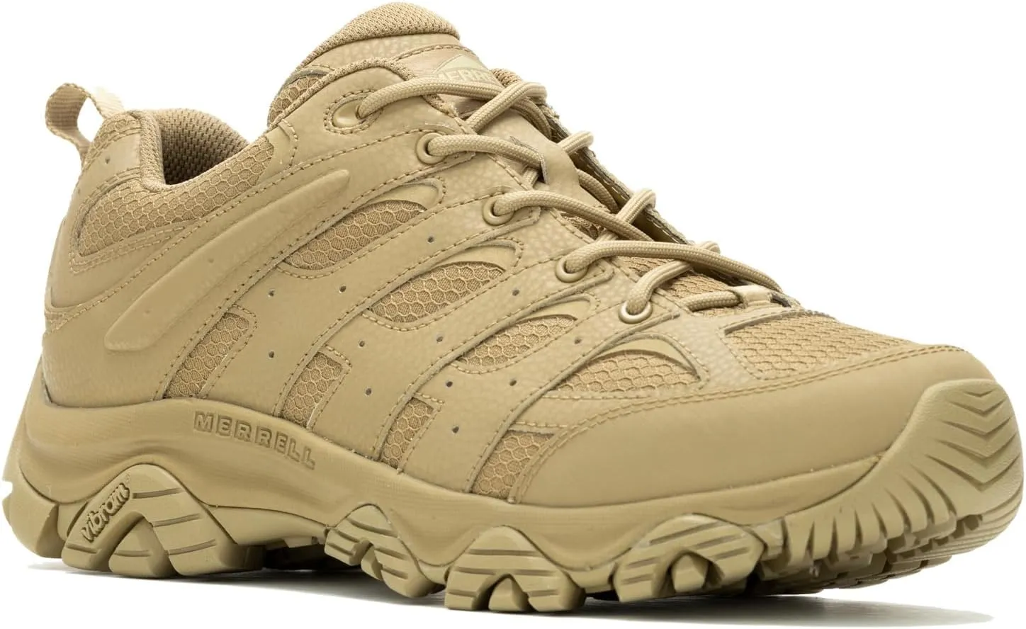 Merrell Men’s Moab 3 Tactical Industrial Shoes, Waterproof Coated Leather & Mesh Upper Combat Outdoor Work Boots