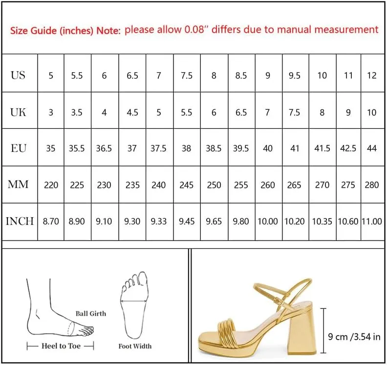 Modatope Platform Bow Sandals for Women Chunky Heel Strappy Platform Heels Square Open Toe Heeled Sandals Ankle Strap Block Heel Sanadals