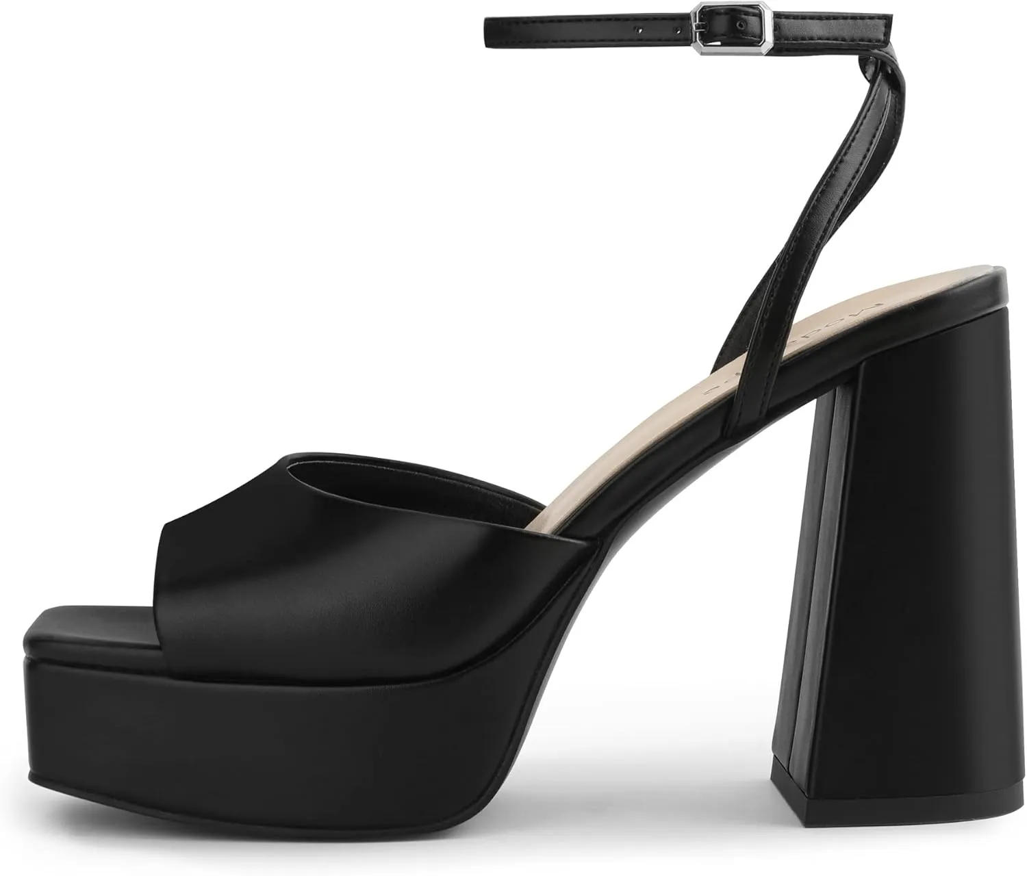 Modatope Platform Heels for Women Platform Sandals Womens Chunky Heel Open Toe Pumps Ankle Strap Womens Wedding Party Pumps Shoes