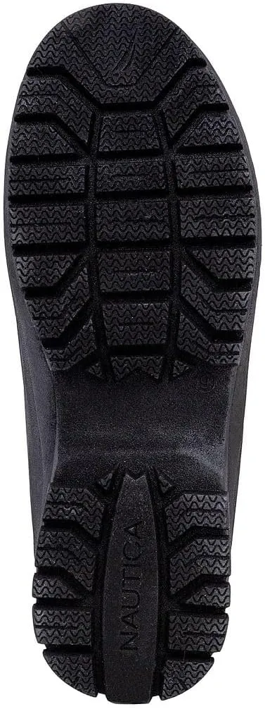 Nautica Mens Zipper Duck Boots Waterproof Shell Insulated Snow & Rain Boot