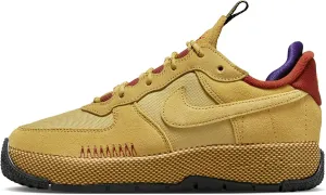 Nike Air Force 1 Wild Women's Shoes (FB2348-700, Wheat Gold/Rugged Orange/Field Purple) Size 9