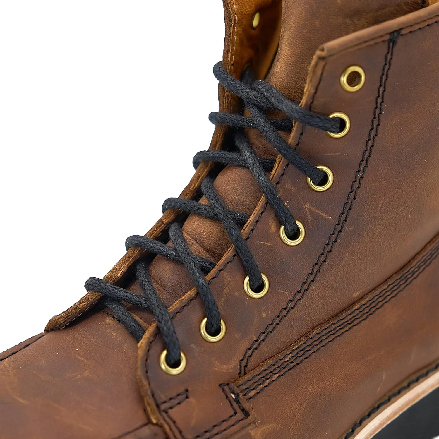 Nomad Heritage Composite Toe Work Boots, Moc Toe, Botos Con Casquillo Para Hombre De Trabajo, Slip & Oil Resistant, 100% Leather, Botas Con Casquillo