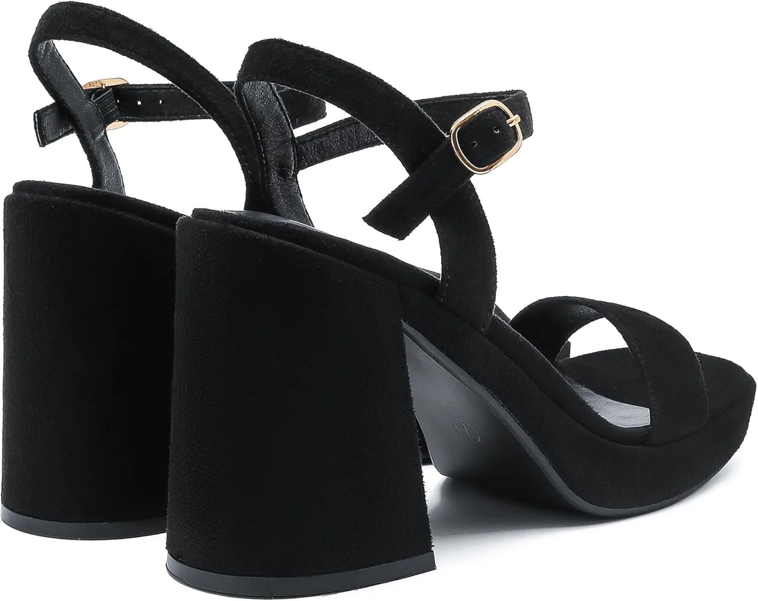 Platform Sandals Women Fashion Block Chunky Heeled Sandals Open Toe High Heels Evening Wedding Party Prom Dance Summer Ankle Strap Dress Shoes