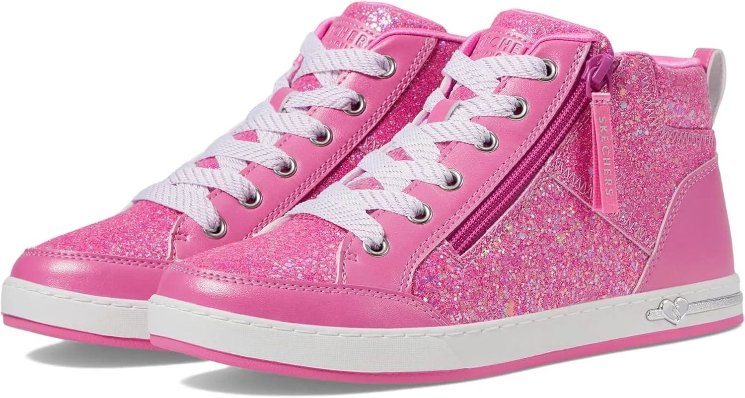 Skechers Unisex-Child Shoutouts 2.0-Glitter Queen Sneaker