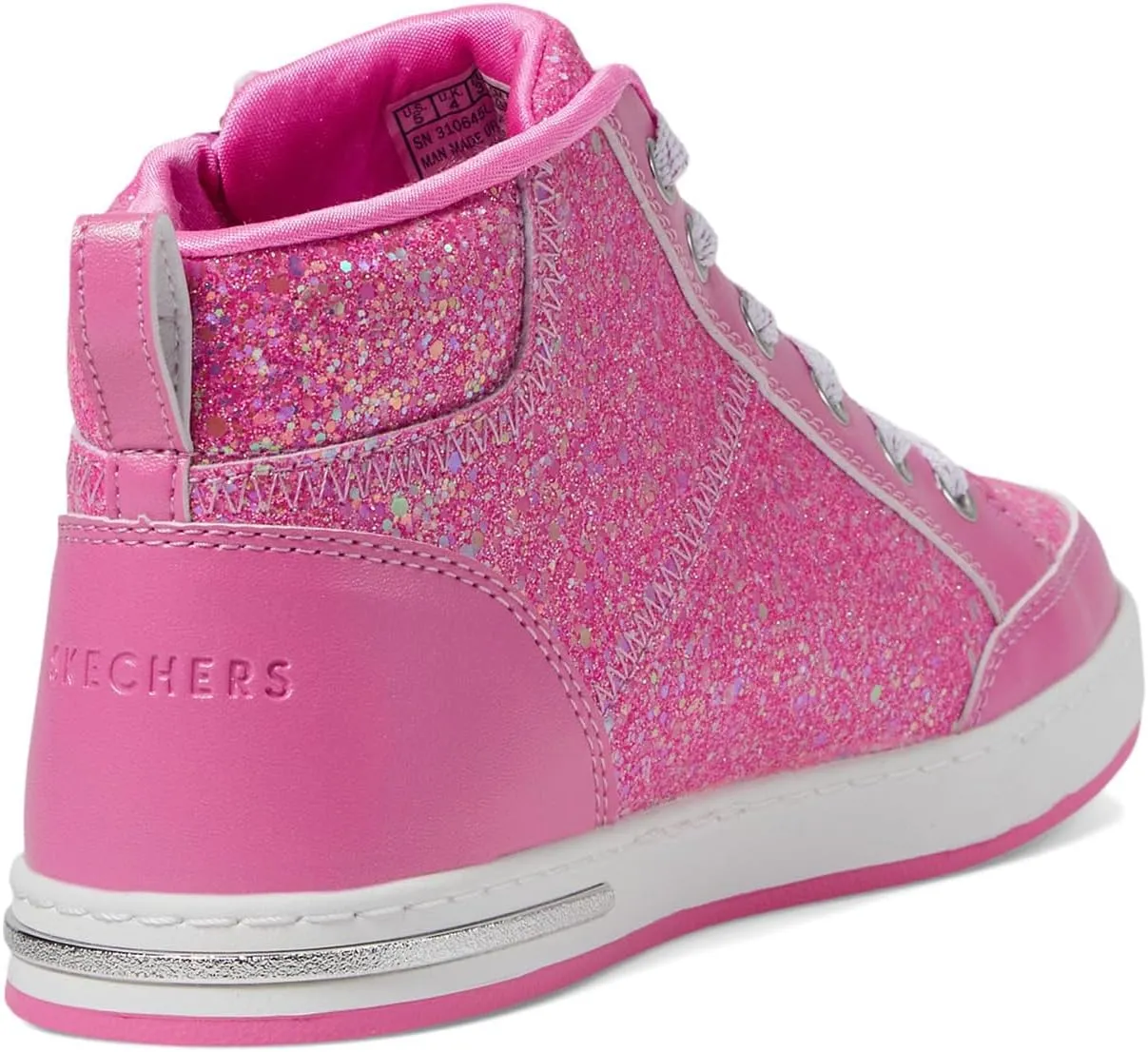 Skechers Unisex-Child Shoutouts 2.0-Glitter Queen Sneaker