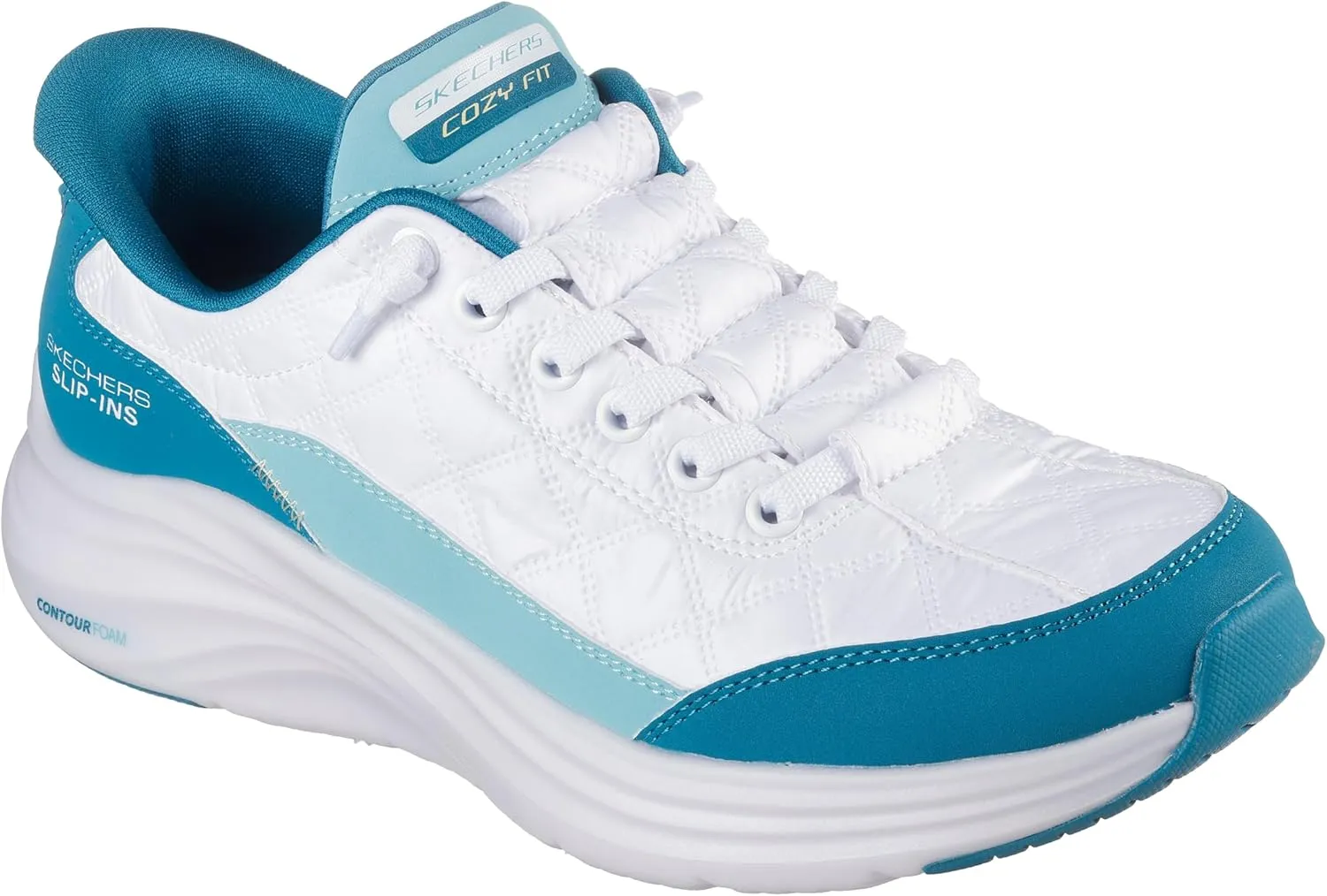Skechers Women's Contour Foam Cozy Fit Hands Free Slip-ins Sneaker