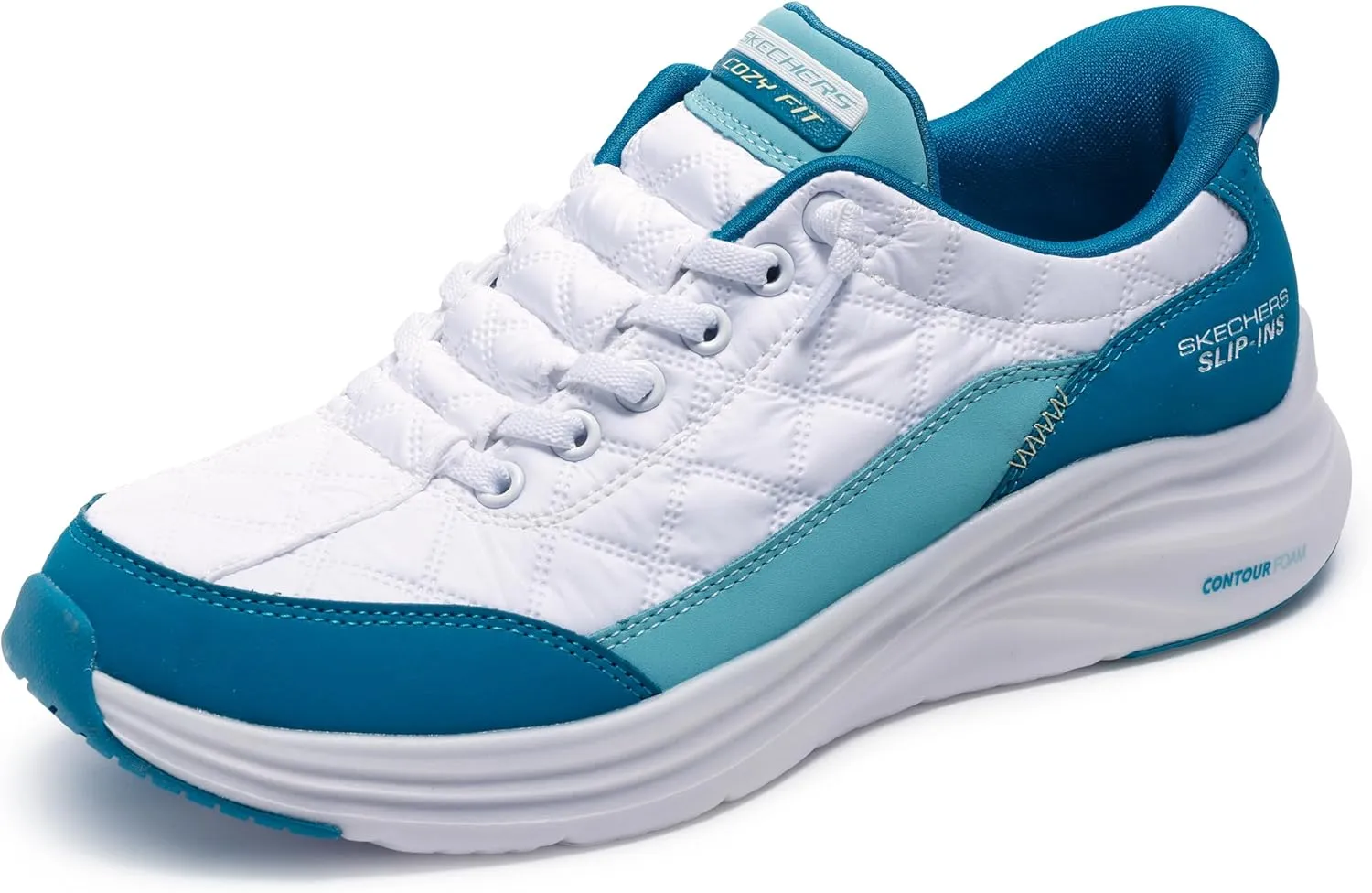 Skechers Women's Contour Foam Cozy Fit Hands Free Slip-ins Sneaker