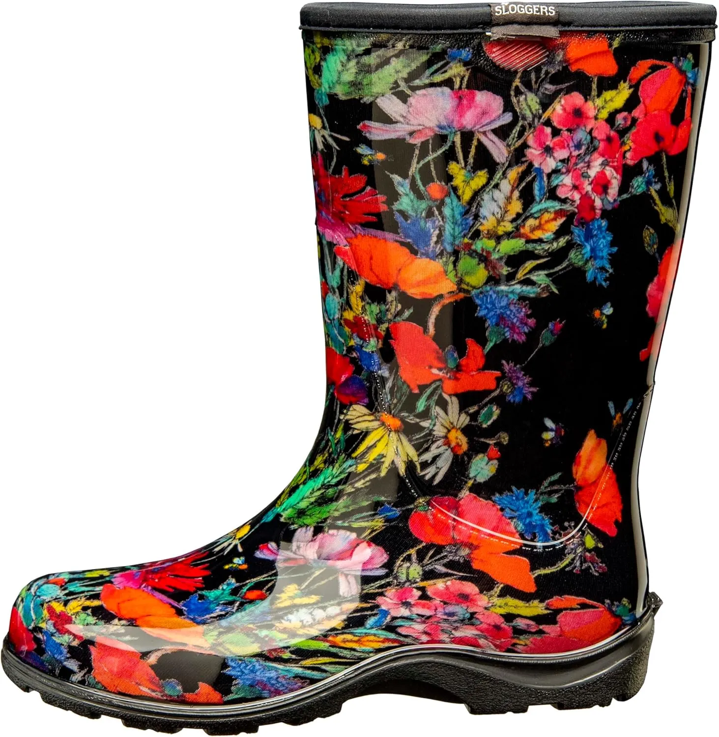 Sloggers Waterproof Garden Rain Boots for Women - Cute Mid-Calf Mud & Muck Boots with Premium Comfort Support Insole