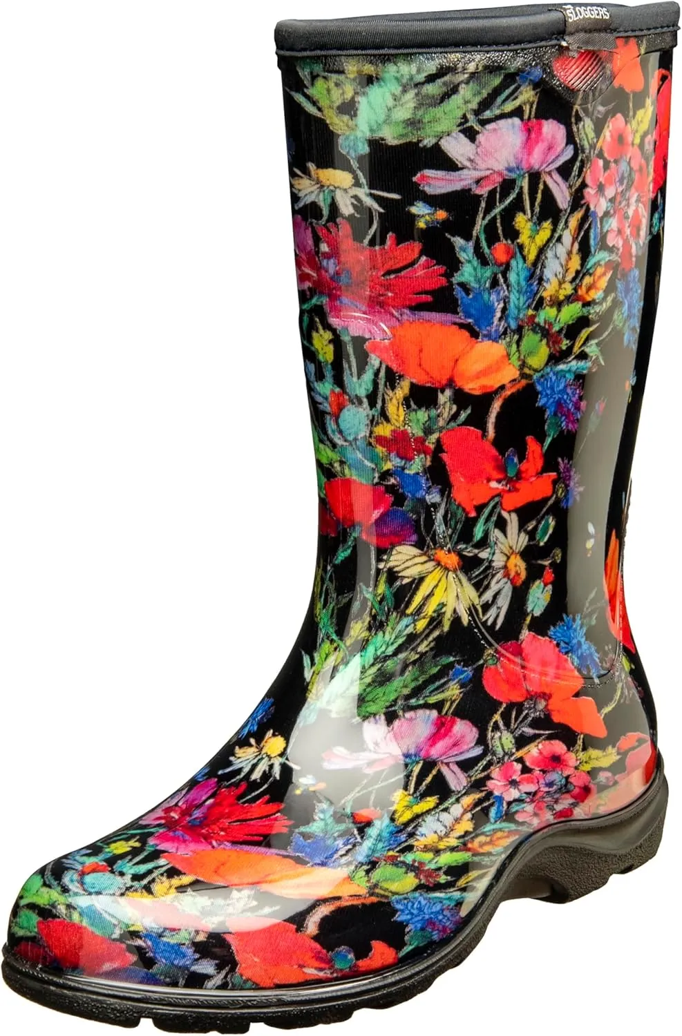 Sloggers Waterproof Garden Rain Boots for Women - Cute Mid-Calf Mud & Muck Boots with Premium Comfort Support Insole