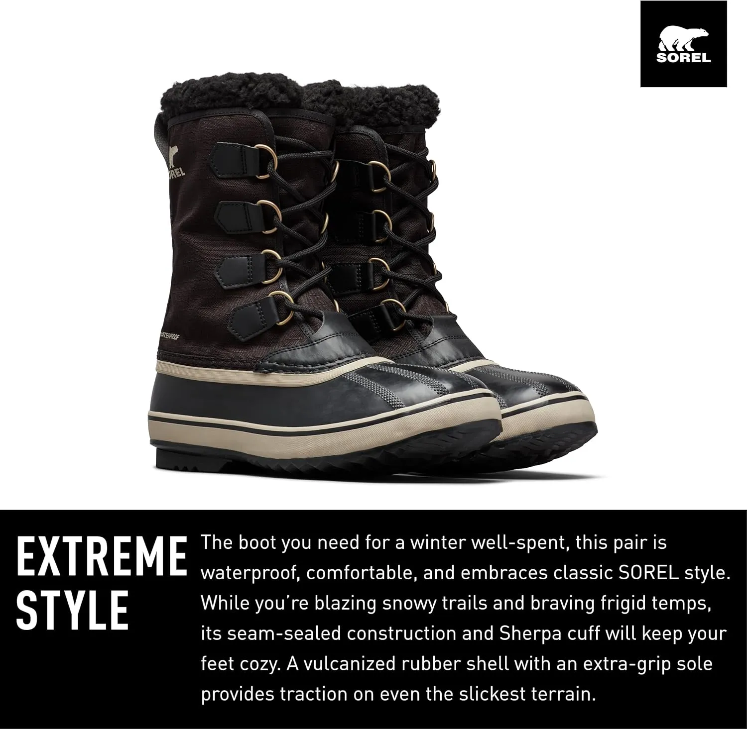 SOREL Men's 1964 Pac Nylon Waterproof Boot