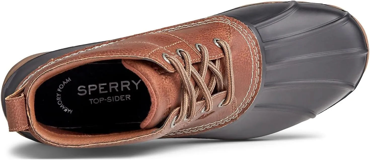 Sperry Mens Brewster Low Duck Casual Boots Ankle - Black, Brown