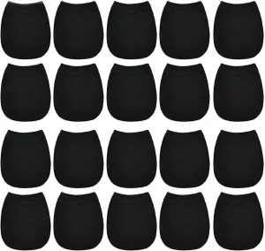 STAY GENT 10 Pairs Seamless Clog Mule Half Socks for Women Cotton Toe Topper Socks