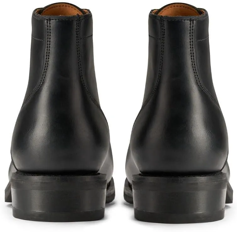 SUREWAY 6" Men's Lace-up Ankle Boots - Cap Toe, Captain Genuine Leather Lace up Chukka Boots for Men,Classic Comfort Oxford Style Footwear