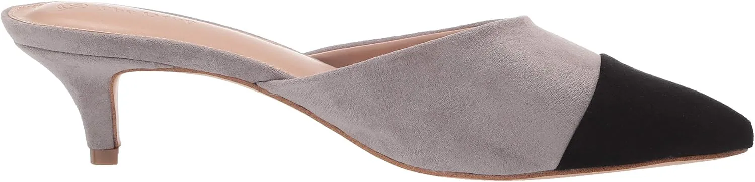 The Drop Women's Paulina Pointed-Toe Two-Tone Mule