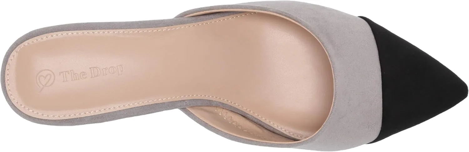 The Drop Women's Paulina Pointed-Toe Two-Tone Mule